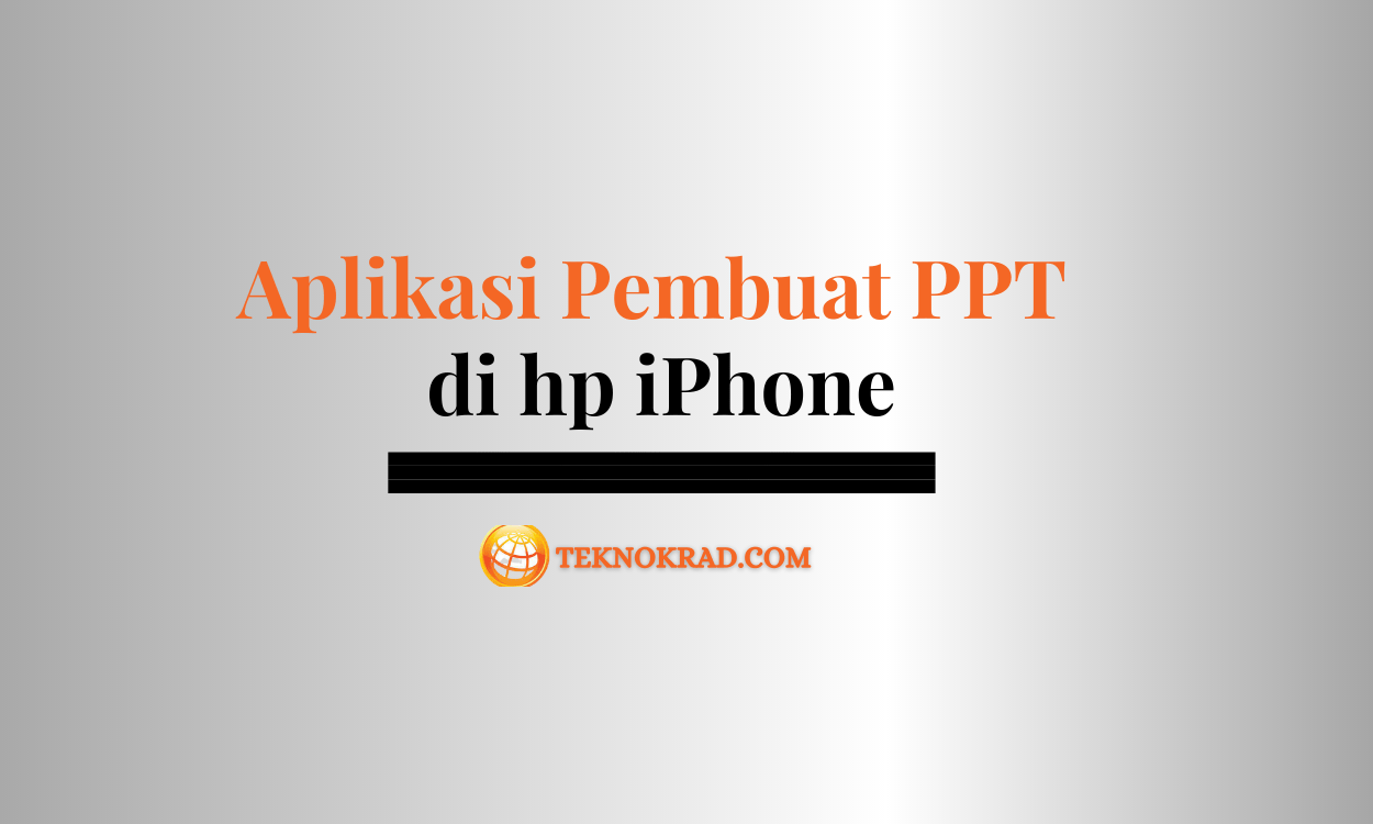 aplikasi pembuat ppt di hp iPhone