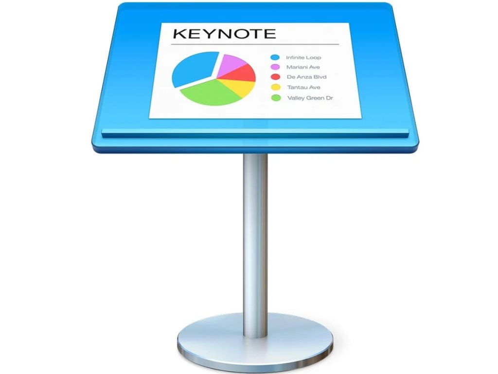 logo aplikasi Keynote