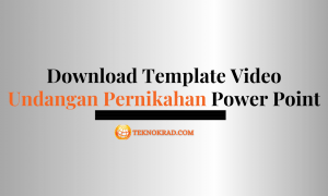 download template video undangan pernikahan power point